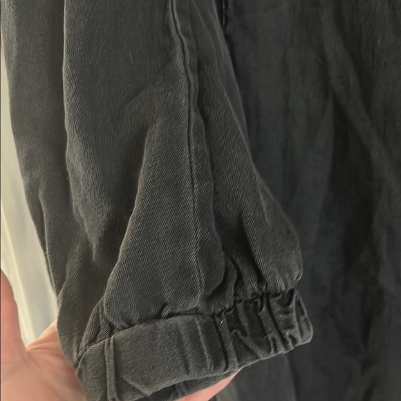 Black Ruffled Button-Up Dress - Picture 10 of 10